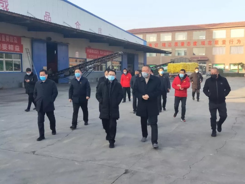縣長(zhǎng)申琳調(diào)研旭瑞集團(tuán)疫情防控、復(fù)工復(fù)產(chǎn)情況！